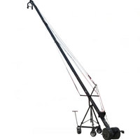 VIRTUECRANE VC-M 12,4m Aluminium-Legierung Jimmy Jib Kamerakran U-Form Motorisierter Schwenk-Neige-Kopf 20kg Tragfähigkeit Japan Importiert
