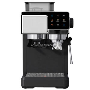 Cafetera Espresso Todo en Uno Anwell con Molinillo, Tanque de Leche y Barra de Espuma Ajustable, Cafetera de Grado <span class=keywords><strong>Barista</strong></span> para Cappuccino y Latte - Product Image 4