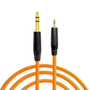 Cable de audio de 3,5 mm a 6,5 mm para micrófonos, mezcladores, amplificadores, cubierta elástica de PVC, cable de cobre y aluminio para grabación - Product Image 4