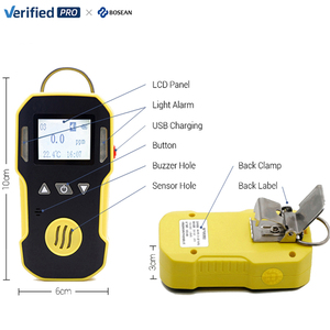 <span class=keywords><strong>Détecteur</strong></span> <span class=keywords><strong>de</strong></span> gaz portable Bosean ATEX O2 EX CO H2S, analyseur <span class=keywords><strong>de</strong></span> gaz unique haute sensibilité, facile à utiliser - Product Image 3