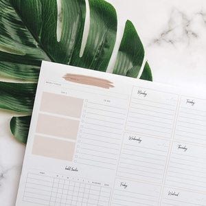 Bảng Lập Kế Hoạch Hàng Tuần 2023 Dành Cho Sổ Ghi Chú Năng Suất Tập Giấy Ghi Chú Theo Dõi Thói Quen Rách In Logo Theo Yêu Cầu Và Sổ Lập Lịch Công Việc - Product Image 2