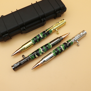 Stylo Bille en Forme de Balle de Fusil Souvenir pour Vétérans avec Étui Camouflage – Cadeau Idéal pour Homme, Petit Ami, <span class=keywords><strong>Mari</strong></span>, Père - Product Image 1