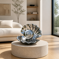 Sculpture en spirale en acier inoxydable sur mesure, artisanat métallique poli miroir, art extérieur pour hôtel, complexe hôtelier, jardin