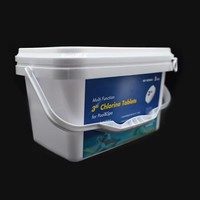 Tablet Kolam Renang J07131 Kualitas Makanan, Kemasan Barel, Dengan Pengunci Keamanan USA
