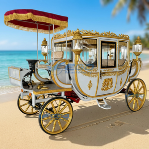 Nouvelle Voiture Électrique de Mariage Romantique, Nouvelle Calèche Royale en Acier, Chariot Royal de Luxe en Promotion - Product Image 1