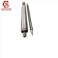 XINLU fábrica D60 máquina de moldeo por inyección de tornillo y barril USD para PP,PE,ABS