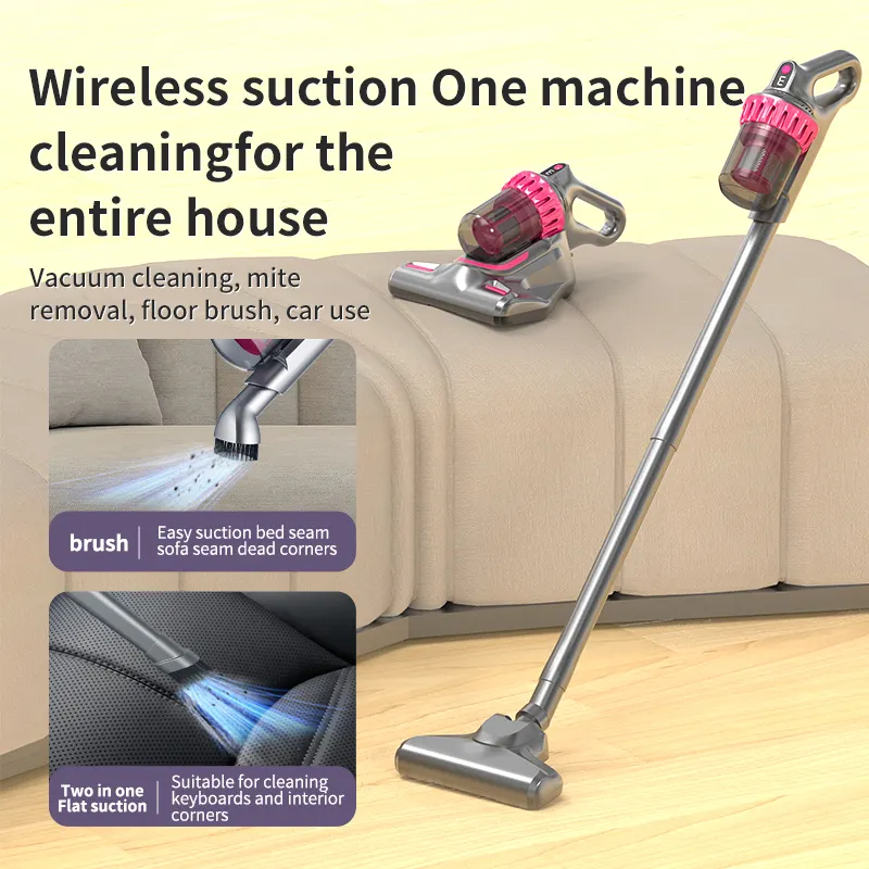 HB-807 9000Pa 4-IN-1 Car Vacuum Cleaner Wireless Handheld Blowing Suction Integration High-Power Vacuum Cleaner for Home Office