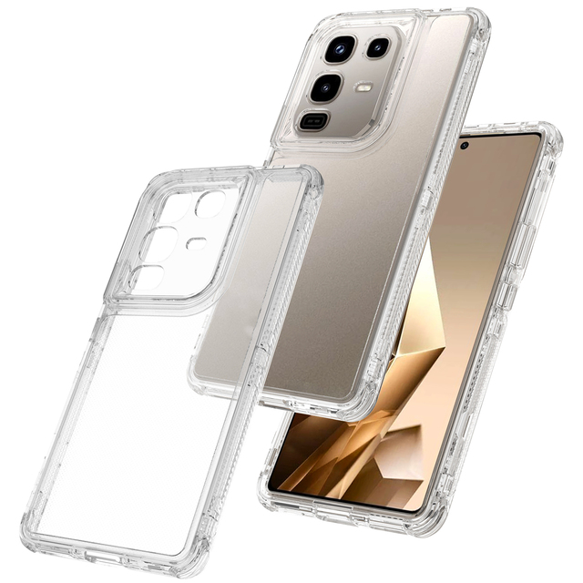 3 in 1 South America Hot Sales Transparent TPU Phone case for Infinix Note 50 Pro Anti-drop and Shock Mobile Phone Back Cover
