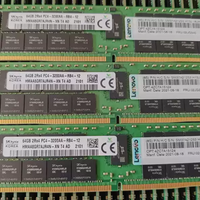 Mémoire RAM serveur Lenovo 4ZC7A15124 02JG340 64 Go 2RX4 DDR4 3200 PC4-25600 ECC RDIMM