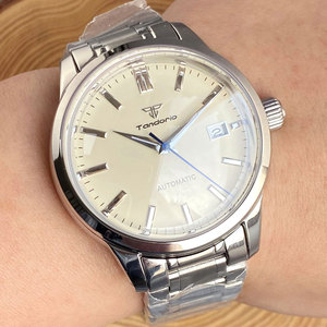 Tandorio Hommes <span class=keywords><strong>GS</strong></span> Montre Automatique NH35 Mouvement 200M Étanche Double Dôme Saphir Verre Date Fonction Bracelet En Acier Inoxydable - Product Image 5