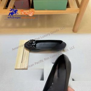 Zapatos Planos de Alta Calidad para Mujer, Estilo Bailarina, Punta Cerrada, Material Superior de Cuero Vacuno, Modernos y Casuales - Product Image 6