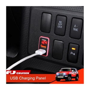 Ổ Cắm Sạc Nhanh Trên Ô Tô Bộ Chuyển Đổi Sạc Cổng Đôi <span class=keywords><strong>USB</strong></span> Kép Với Điện Áp Kỹ Thuật Số Hiển Thị Cho Toyota - Product Image 5