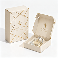 Boîtes cadeaux de parfum haut de gamme personnalisées avec laminage mat, emballage rigide écologique pour crème pour le visage et parfum
