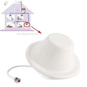 Antena Omnidireccional de Techo Tipo Domo para 4G 5G LTE, 698-2700MHz, con Cable RG58 y Conector N-Hembra - Product Image 4