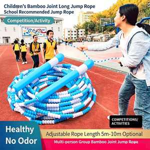 <span class=keywords><strong>Corde</strong></span> à <span class=keywords><strong>sauter</strong></span> en bambou pour enfants, longue de 5m, 7m, 10m, idéale pour l'entraînement des équipes scolaires - Product Image 2