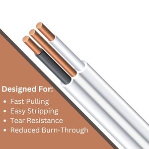 हैओय 14/<span class=keywords><strong>2</strong></span> nmd90 600v pvc विद्युत Wire-50ft लंबाई $<span class=keywords><strong>3</strong></span>.9/m तांबा फंसे 12 wg 4.5 मिमी ip44 अनुमोदित आवासीय सफेद - Product Image 4