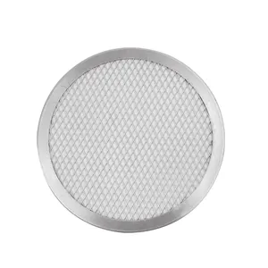 Best Quality Round Aluminum Pizza Mesh Screen Baking Tray for oven 10 inch pizza pan pizza accessories