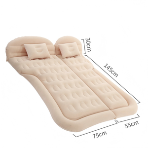 Matelas pneumatique de <span class=keywords><strong>camping</strong></span> en PVC, portable, pliable, lit de voiture, matelas de siège arrière de SUV, pompe à air externe - Product Image 3