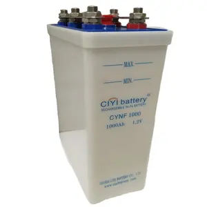 Green Energy Solar Power Storage Batteries Ni-Fe Battery 1.2V 1000AH