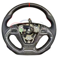 Volant en cuir en fibre de carbone pour Kia Forte Koup 2014 2015 2016