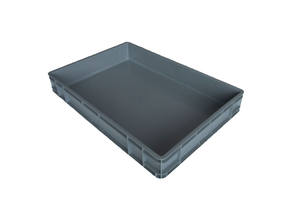 NEXARA EU Caisse en plastique PP peu profonde pour usage domestique ou supermarché Plateaux logistiques empilables et peu encombrants - Product Image 3