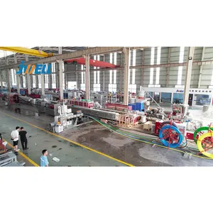 Jwell factory manufacturing PE polyethylene Micro-duct Bundle/Flux tube optic fibre cable extrusion line