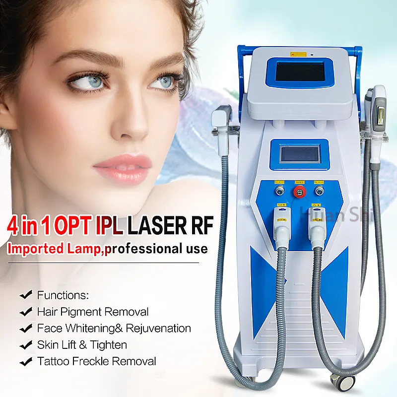 Huanshi Nd Yag Tattoo Hair Remove Skin Care Beauty Laser Ipl Machine / Ipl Laser For Fast Hair Removal Skin Rejuvenation
