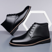 Bottes Chelsea pour hommes, best-sellers transfrontaliers, chaussures montantes pour hommes, chaussures habillées à lacets, chaussures Derby simples et élégantes pour hommes