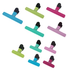 Clips de scellage en plastique pour la conservation des aliments de cuisine, réutilisables, anti-humidité, pour sachets de collations et de thé, tailles 15 cm et 7 cm - Product Image 2
