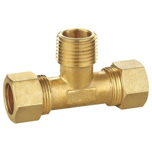 Raccord de compression en laiton plaqué 90 degrés pour tube d'eau, 1/4'', 5/16'', 3/8'', 1/<span class=keywords><strong>2</strong></span>'', forgé, norme SAE, certifié ISO 9001, garantie 5 ans - Product Image 6