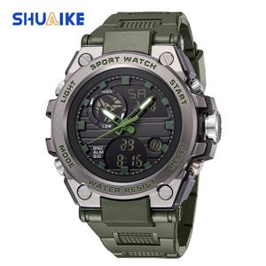 SHUAIKE 954 New Men's Sports <b>Digital</b> Watch Silicone Strap Waterproof Luxury Electronic Watch Impact <b>Clock</b> Watch - Product Image 5