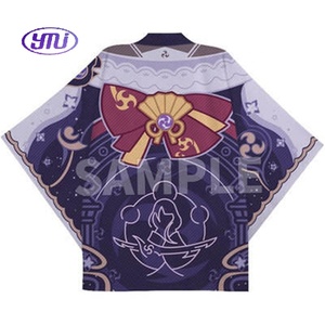 Xiao Zhong Li Venti <span class=keywords><strong>Shingeki</strong></span> <span class=keywords><strong>No</strong></span> <span class=keywords><strong>Kyojin</strong></span> Cosplay Impresión 3D Haori Anime Kimono Capa Anime Ropa de dibujos animados - Product Image 6