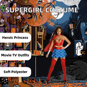 Costume de princesse <span class=keywords><strong>Supergirl</strong></span> pour femmes, inspiré de la série télévisée, pour Halloween, avec composants de costume et design de corset - Product Image 2