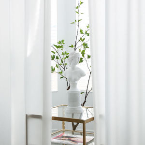 In Stock <b>Curtains</b> for Living Room American Modern Style <b>Curtains</b> for Bedroom White <b>Curtains</b> for <b>Kitchen</b> Customized - Product Image 3