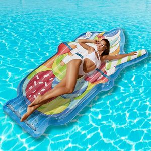 Ice-cream Hồ bơi bơm hơi nổi cho người lớn, dễ thương <span class=keywords><strong>Float</strong></span> nước nổi cho hồ bơi, rõ ràng dưới Inflatable bè - Product Image 1