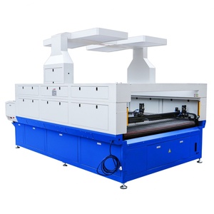 Nouvelle machine de découpe laser textile KC à CO2, grande version, 2 têtes laser, refroidissement par eau, prise en charge AI/BMP, haute productivité - Product Image 4