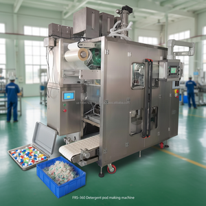 Machine automatique de fabrication de dosettes de détergent FRS-50 en acier inoxydable 304 avec contrôle PLC, haute productivité, équipement d'emballage chimique - Product Image 6
