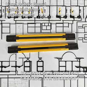 เซ็นเซอร์ตรวจจับร่างกายแบบม่านแสงนิรภัย GL-R12H พร้อมการป้องกันระดับ IP65 แรงดันไฟฟ้า 24VDC สำหรับป้องกันความปลอดภัยของมือ - Product Image 2