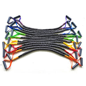 Bán Buôn Tùy Chỉnh Cao Su 11 Pcs Đàn Hồi Tập Thể Dục Dây Đặt Điện Nặng Căng Expander Ống Kháng Tập Thể Dục Ban Nhạc - Product Image 4