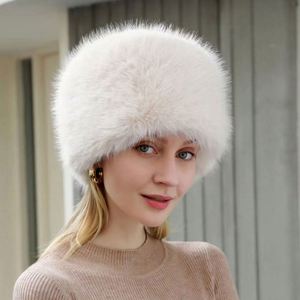 Sombrero de Pescador de Felpa Gruesa y Colorida para Mujer, Personalizado al por Mayor, con Protección Solar y Pelo Sintético de Zorro, Ideal para Invierno - Product Image 1