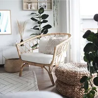 Ensemble de salon de jardin en rotin tressé, style nordique moderne, pour patio, jardin, balcon - Fabricant de meubles, vente en gros, OEM, ODM, sur mesure