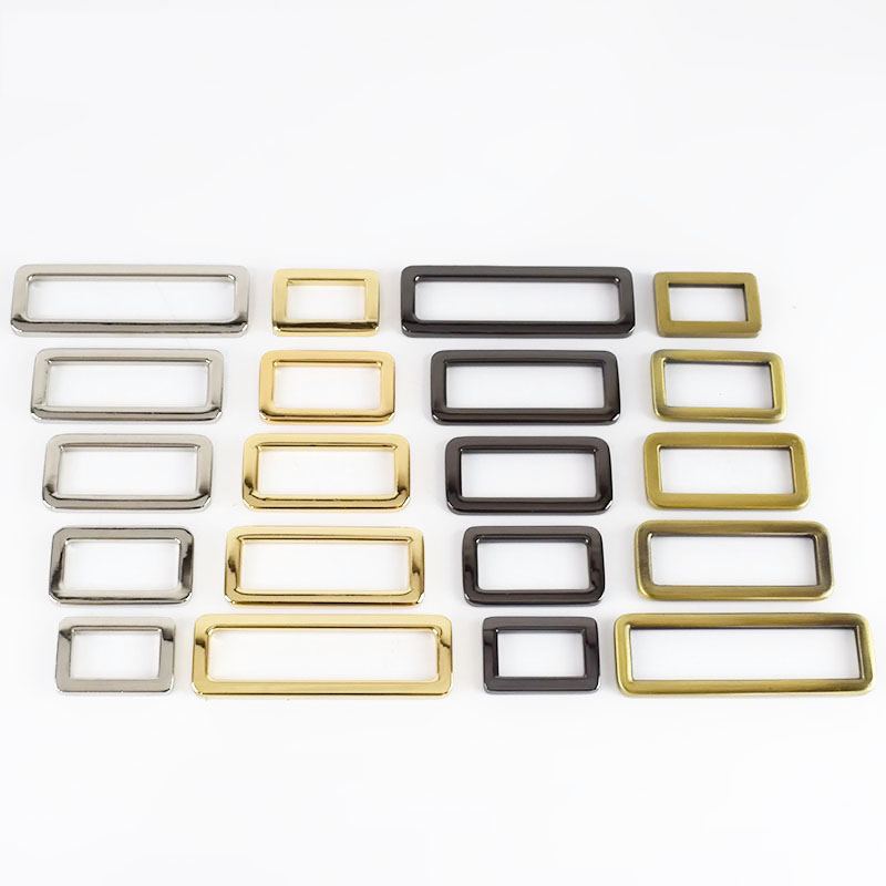 Deepeel AP264 20/25/32/38/50mm Handbag Hardware Accessories Square Adjustable Bag Strap Clasp D Ring Buckles