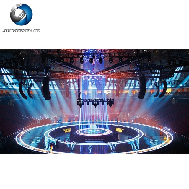 Rotation Car Stage Revolving Car Display Hydraulic Lift Stage Platform Scissor Lift for Car Show