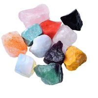 Cristal naturel brut en gros, rose, vert, blanc, violet, jaune, pierre d'aromathérapie, diffuseur, artisanat décoratif, formes géométriques