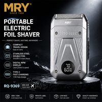Rasoir Électrique Portable MRY avec Écran Numérique, Tondeuse Escamotable, Rechargeable, pour Hommes, Type-C, OEM ODM