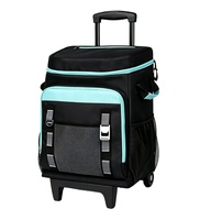Glacière roulante INSMEER 50L avec roues, souple et pliable pour les courses