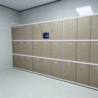 Prix de gros JMDS-1503 Armoire casier en PVC et ABS avec étagère, séparateur et tringle à vêtements en option pour vestiaires de personnel hôtelier