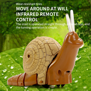 Jouets amusants d'insectes télécommandés infrarouges réalistes Escargot Jouets farces RC Insectes amusants télécommandés infrarouges Jouet pour animaux de compagnie Cadeaux d'anniversaire pour enfants - Product Image 3