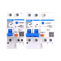 Disjoncteur miniature Chint NXBLE-63 RCBO/RCCB avec protection contre les fuites de 6 kA, 1P+N, 2P, 3P, 4P