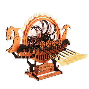 Robotime Rokr - Juguete <span class=keywords><strong>de</strong></span> Ensamblaje DIY LK802, Modelo <span class=keywords><strong>de</strong></span> Barco Vikingo Dragón, Rompecabezas 3D <span class=keywords><strong>de</strong></span> Madera <span class=keywords><strong>para</strong></span> Adultos - Product Image 2